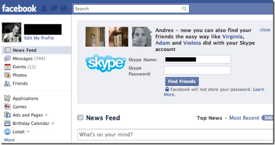 skype-on-facebook