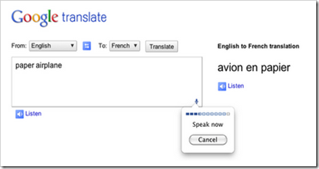 speechinput-googletranslate